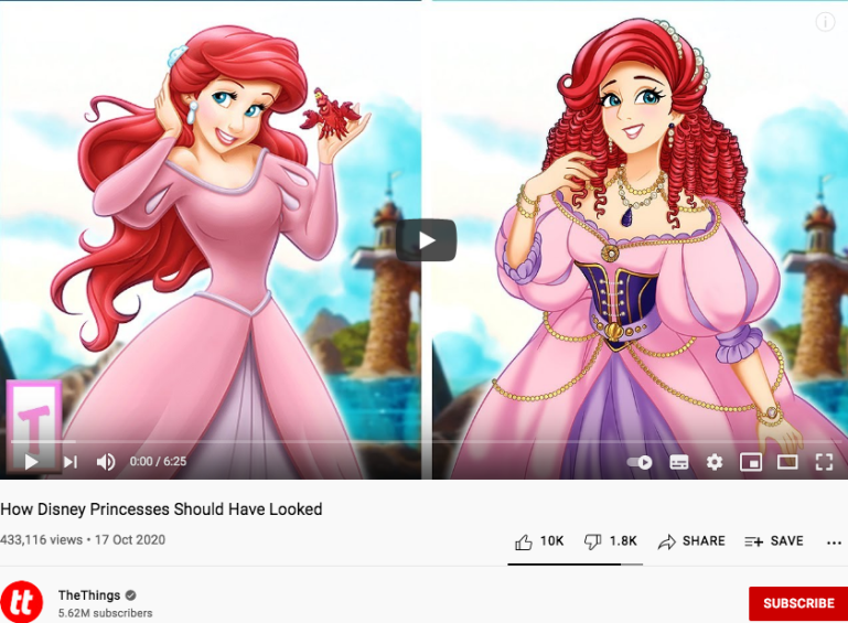 How Disney Princesses Should Have Looked